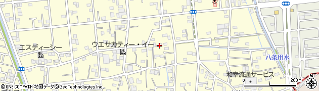 埼玉県越谷市川柳町2丁目73周辺の地図