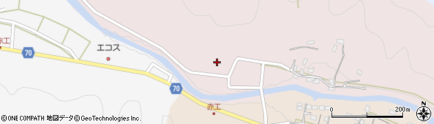 埼玉県飯能市原市場340周辺の地図