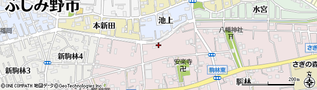 埼玉県ふじみ野市駒林817周辺の地図