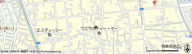 埼玉県越谷市川柳町2丁目90周辺の地図