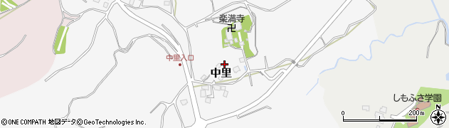 千葉県成田市中里周辺の地図