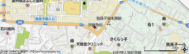 角松本店周辺の地図