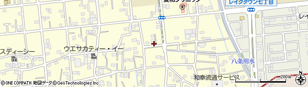 埼玉県越谷市川柳町2丁目63周辺の地図