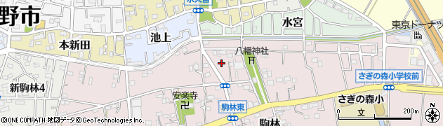 埼玉県ふじみ野市駒林895周辺の地図