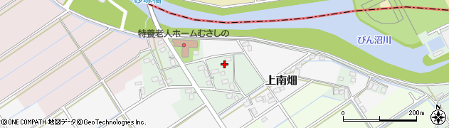 埼玉県富士見市南畑新田43周辺の地図