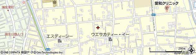 埼玉県越谷市川柳町2丁目33周辺の地図