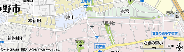 埼玉県ふじみ野市駒林896周辺の地図