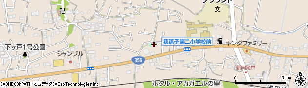 千葉県我孫子市下ケ戸606周辺の地図