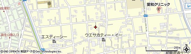 埼玉県越谷市川柳町2丁目34周辺の地図