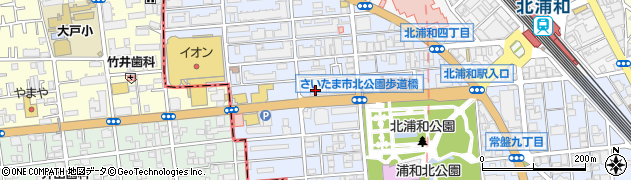 ディスクユニオン北浦和店周辺の地図