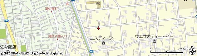 埼玉県越谷市川柳町2丁目6周辺の地図