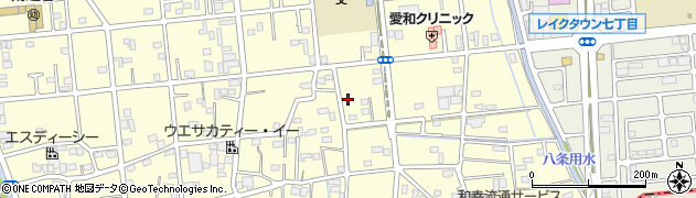 埼玉県越谷市川柳町2丁目66周辺の地図