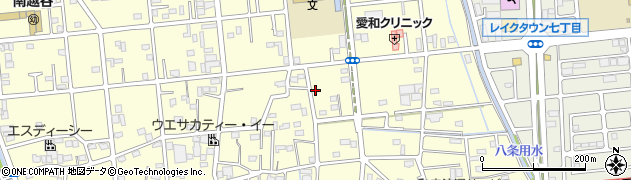 埼玉県越谷市川柳町2丁目55周辺の地図