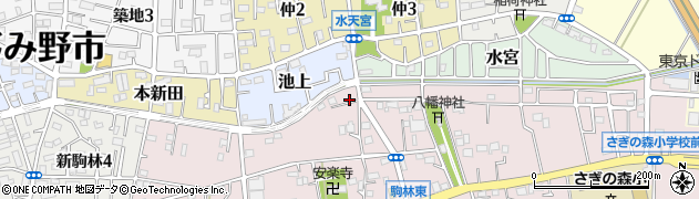 埼玉県ふじみ野市駒林825周辺の地図