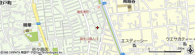埼玉県越谷市蒲生東町10周辺の地図