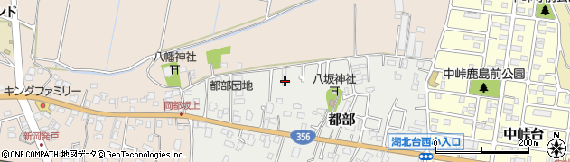 千葉県我孫子市都部56周辺の地図