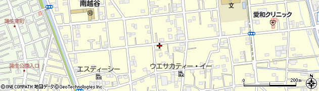埼玉県越谷市川柳町2丁目29周辺の地図