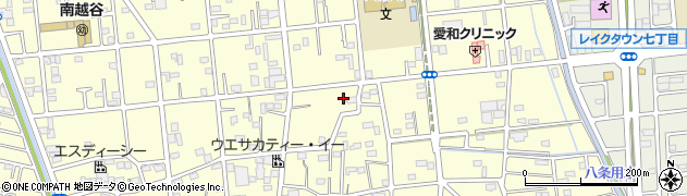 埼玉県越谷市川柳町2丁目51周辺の地図