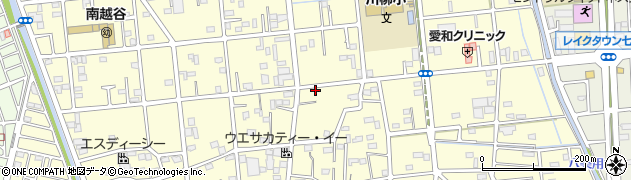 埼玉県越谷市川柳町2丁目46周辺の地図