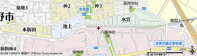 埼玉県ふじみ野市駒林891周辺の地図