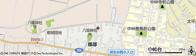 千葉県我孫子市都部3周辺の地図