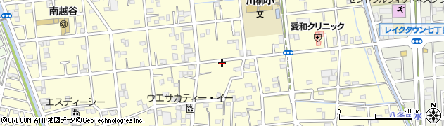 埼玉県越谷市川柳町2丁目48周辺の地図