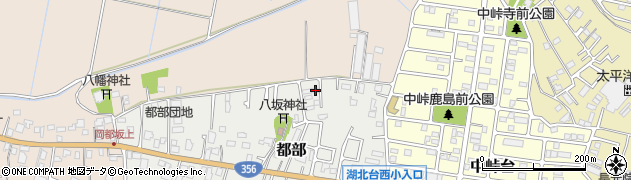 千葉県我孫子市都部5周辺の地図