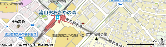 ニッポンレンタカーＴＸ流山おおたかの森駅前営業所周辺の地図