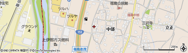 長野県伊那市福島1354周辺の地図