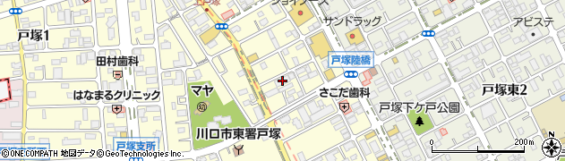 東川口第７サニーコート周辺の地図