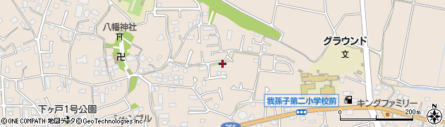 千葉県我孫子市下ケ戸577周辺の地図