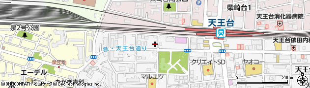 リパーク天王台駅前第４駐車場周辺の地図