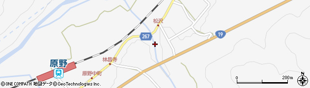 長野県木曽町（木曽郡）日義（松沢）周辺の地図