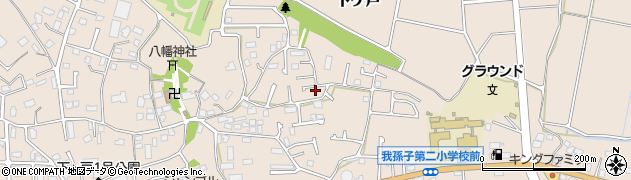 千葉県我孫子市下ケ戸710周辺の地図