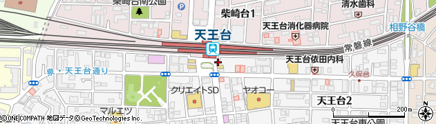 ＨＡＩＲ＆ＭＡＫＥＬＯＧＯＳ　天王台南口店周辺の地図