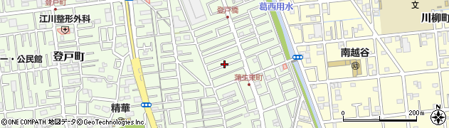 埼玉県越谷市蒲生東町5周辺の地図