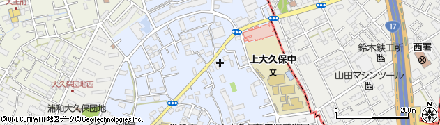 埼玉県さいたま市桜区上大久保831周辺の地図