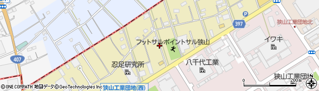 埼玉県狭山市下広瀬周辺の地図