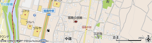 長野県伊那市福島1385周辺の地図