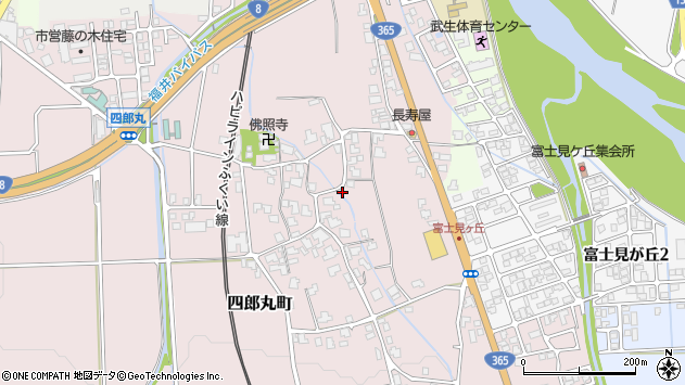 〒915-0857 福井県越前市四郎丸町の地図