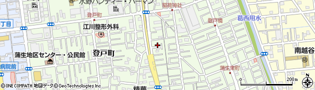 埼玉県越谷市蒲生東町1周辺の地図