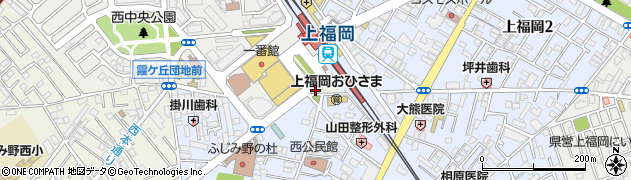 セブンイレブン上福岡駅西口店周辺の地図