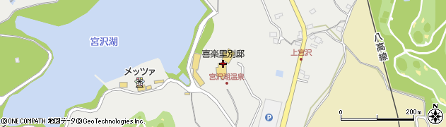 宮沢湖温泉喜楽里別邸周辺の地図