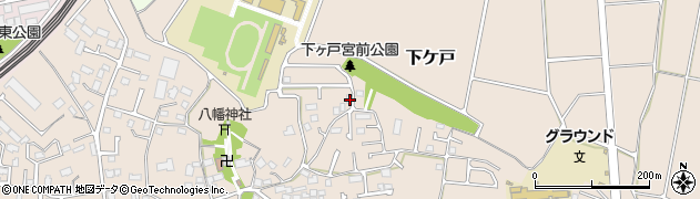 千葉県我孫子市下ケ戸731周辺の地図