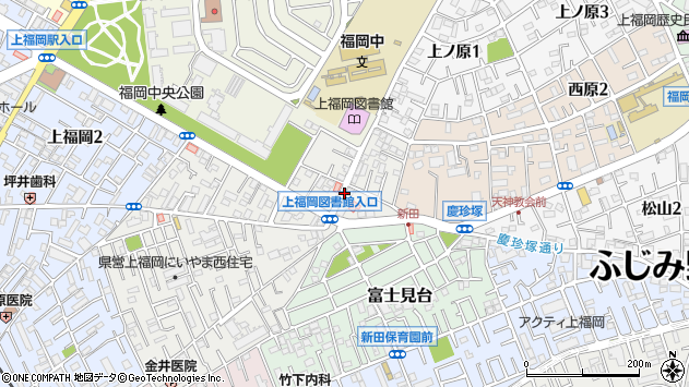 〒356-0031 埼玉県ふじみ野市福岡中央の地図