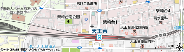 ピタットハウス　天王台店周辺の地図