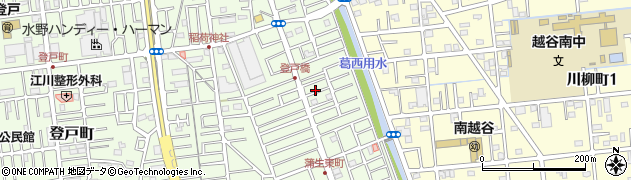 埼玉県越谷市蒲生東町6周辺の地図