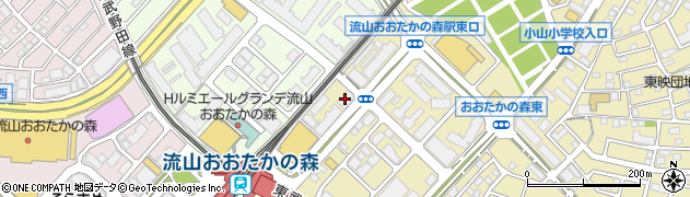 千葉興業銀行江戸川台支店周辺の地図