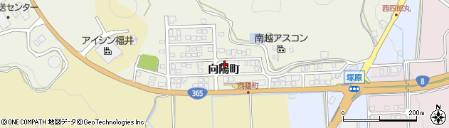 福井県越前市向陽町周辺の地図