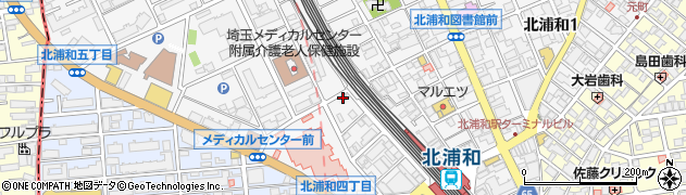 トヨタレンタリース埼玉北浦和駅前店周辺の地図